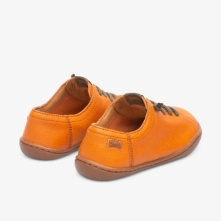 Camper Peu Sneakers Dark Orange - Kids Singapore XHKXNZ-786